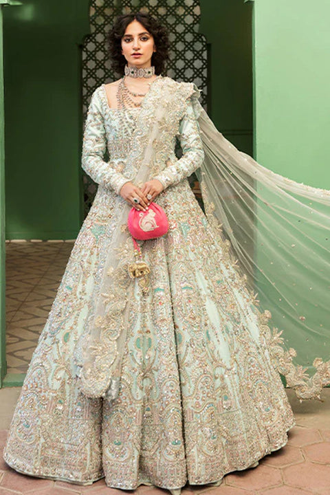 Royal Bridal Walima Dress (Sky)