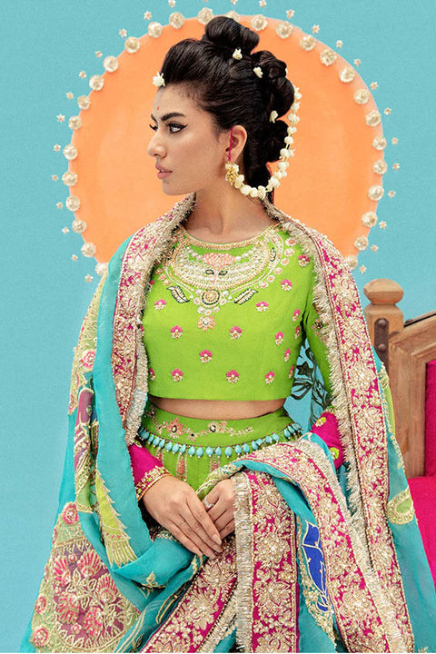 Pakistani Bridal Mehndi Dress 
