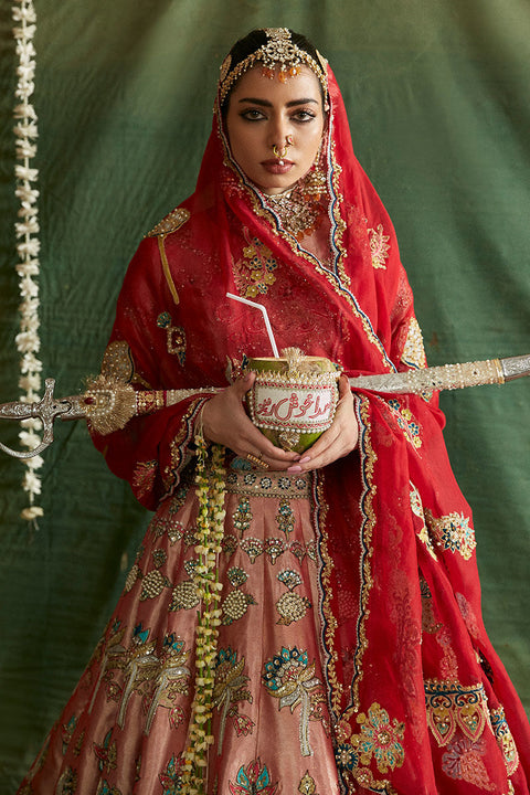 Pakistani Wedding Dress Pishwas Style