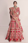 Pakistani Bridal Dress In Red Lehnga Choli Style