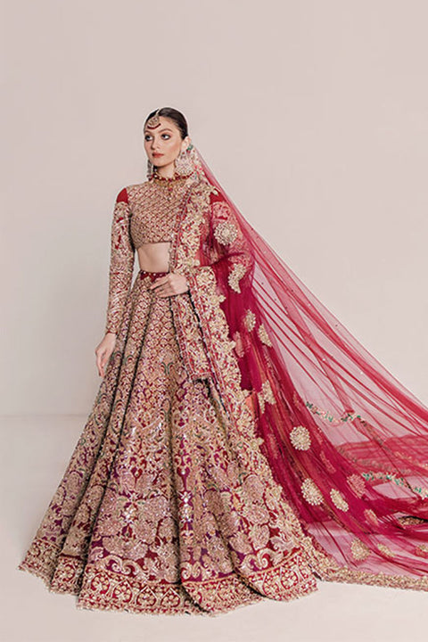 Designer Pakistani Bridal Pink Lehnga Choli Dress