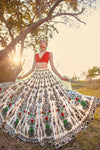 Pakistani Wedding Dress Silk Lehnga Choli