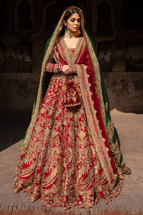 Pakistani Wedding Dress Pishwas Style