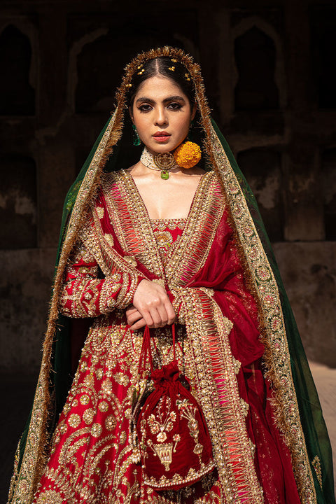 Pakistani Wedding Dress Pishwas Style
