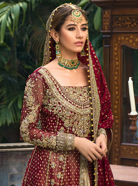 ULFAT Bridal Dress Embellished