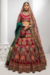 Floral Pakistani Bridal Wedding Dress Lehnga Choli