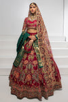 Floral Pakistani Bridal Wedding Dress Lehnga Choli