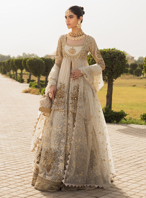 Pakistani Bridal White Nikkah Dresses