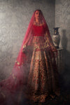 Pakistani Bridal Dress In Lehnga Choli Style