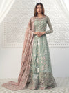 Pakistani Bridal sharara Dress Mint Tourmaline 
