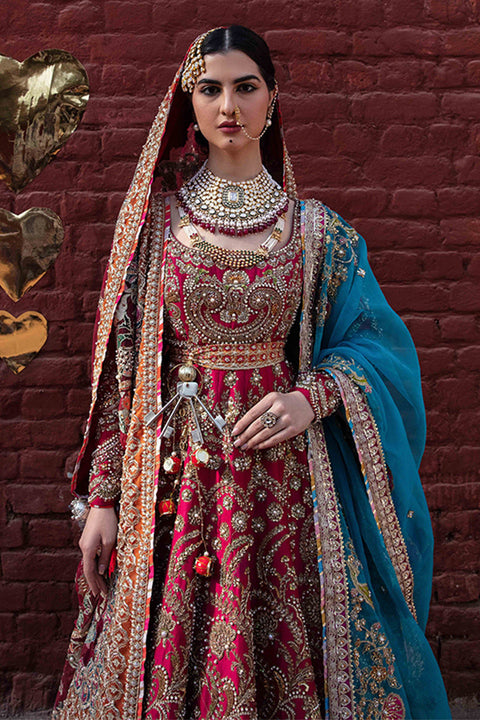 Bridal Pakistani Designer Lehnga Choli (Zari)