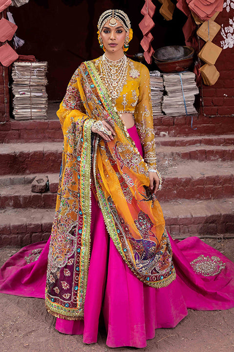 Pakistani Bridal Dress Pink Lehnga Choli Style