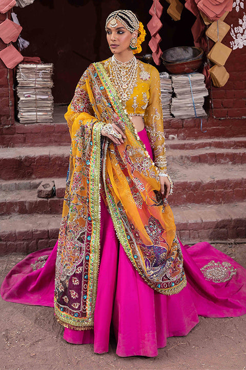 Pakistani Bridal Dress Pink Lehnga Choli Style