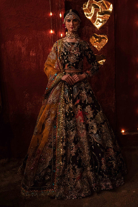 Royal Pakistani Bridal Dress In Lehnga Choli Style