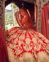  Red Bridal Lehnga Choli (Zarmina)