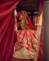 Pakistani Wedding Red Bridal Lehnga Choli 