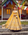 Pakistani Wedding Yellow Bridal Dress