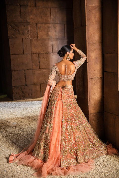 Pink Bridal dress for walima