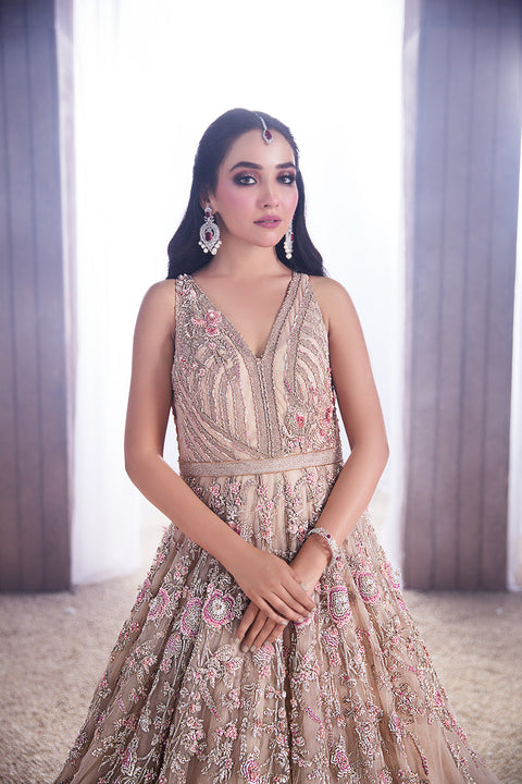 Handmade Pakistani Bridal Gown 