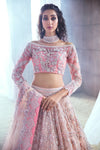 Pakistani Bridal Dress Pink Lehnga Choli Latest collection