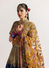 Pakistani Wedding Dress Silk Blue Lehnga Choli