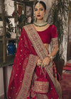 Bridal Pakistani Red Lehnga Choli Dress (Amar)