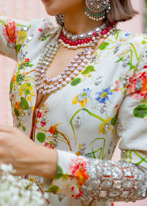 White Gown For Pakistani Bridal Dress