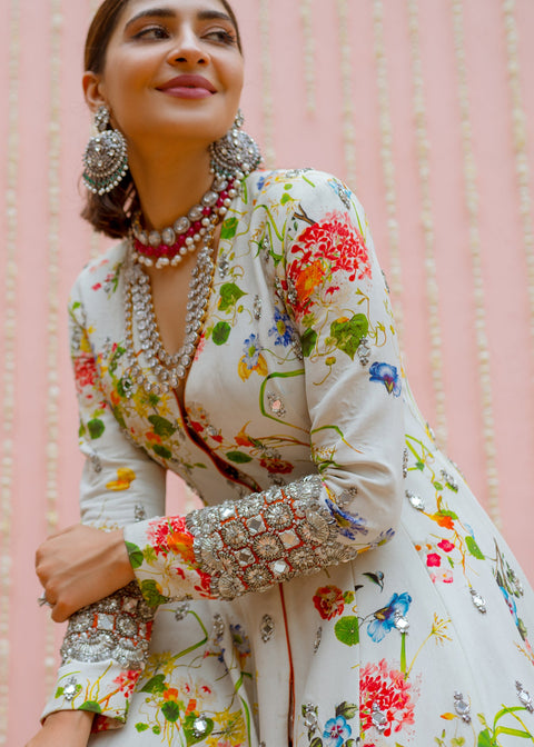 White Gown For Pakistani Bridal Dress