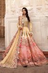 Pakistani Bridal Wedding Dress Golden Pink Lehnga Choli