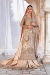Traditional Pakistani Bridal Golden Lehenga kameez Wedding Dress