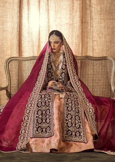 Pakistani Bridal Red Gown