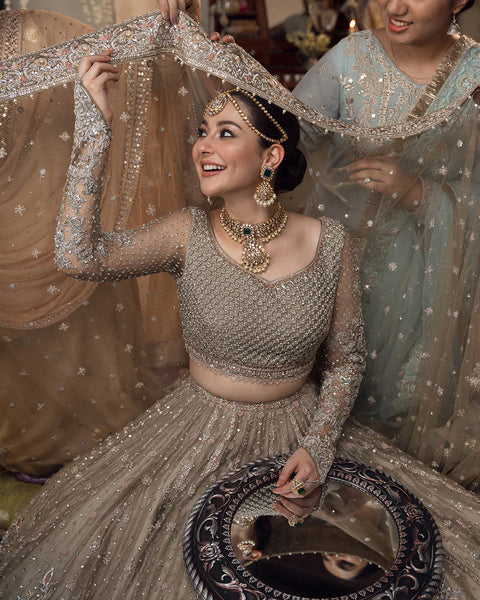 Pakistani Bridal Lehnga Choli Dress 