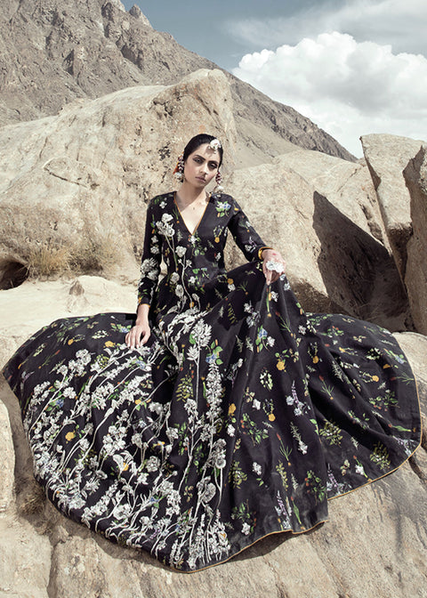 Black Gown Wedding Dress