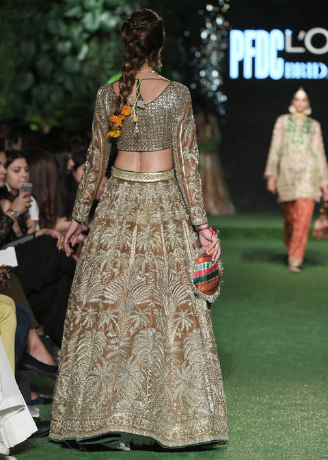 Traditional Pakistani Wedding Dress Lehnga Choli Style