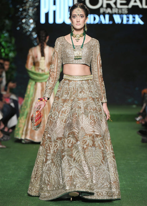 Traditional Pakistani Wedding Dress Lehnga Choli Style