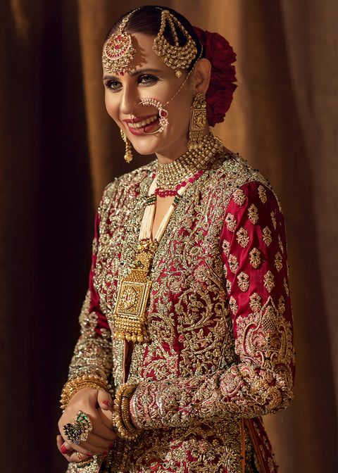 pakistani bridal gown