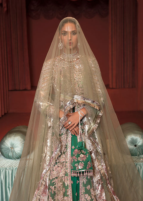 Pakistani Bridal Dress Pishwas Lehnga Style