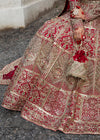 Pakistani royal wedding dress Handcrafted 