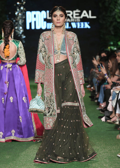 Dress Sharara Gown Style