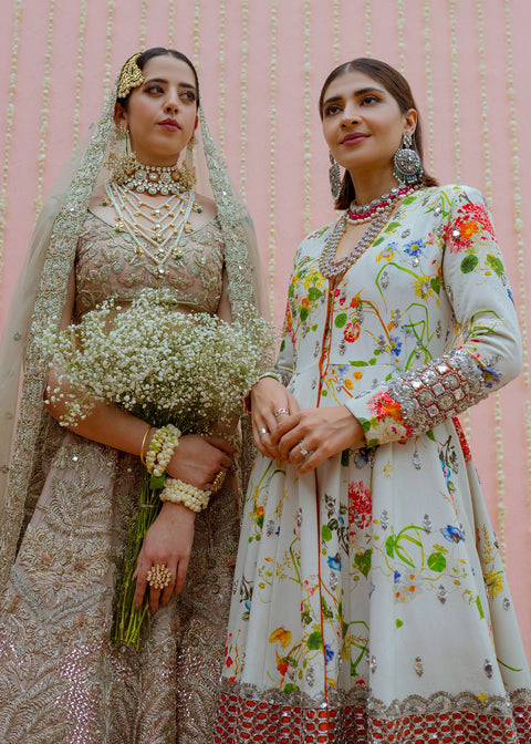 White Gown For Pakistani Bridal Dress
