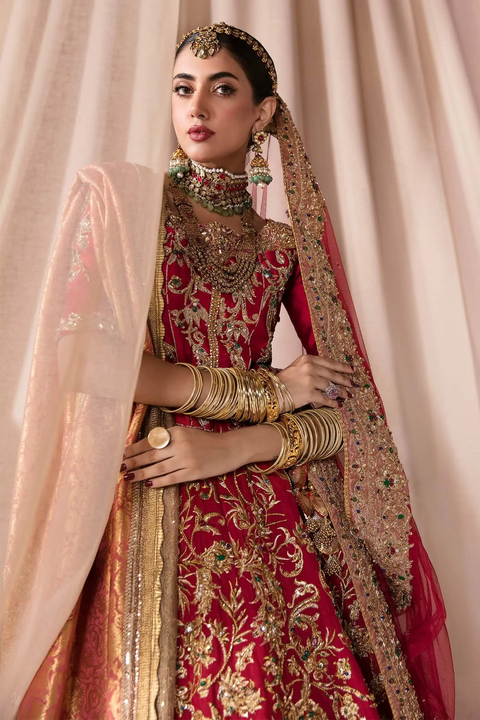 Red Pakistani Wedding Dresses  (Andaz.e.Bayan)