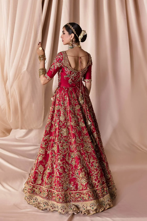 Red Pakistani Wedding Dresses  (Andaz.e.Bayan)