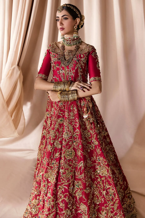 Red Pakistani Wedding Dresses  (Andaz.e.Bayan)