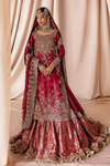 Red Pakistani Wedding Gharara (ASRAR E MOHABBAT)