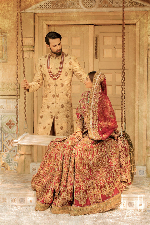 Sherwani Shawl Dress for Groom 