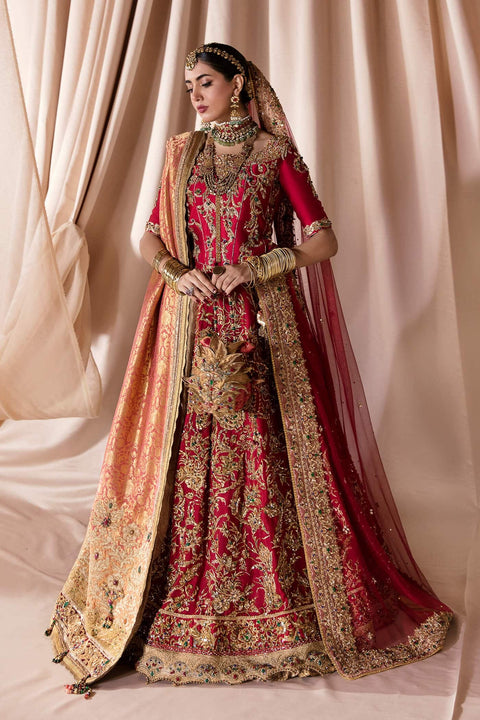 Red Pakistani Wedding Dresses  (Andaz.e.Bayan)