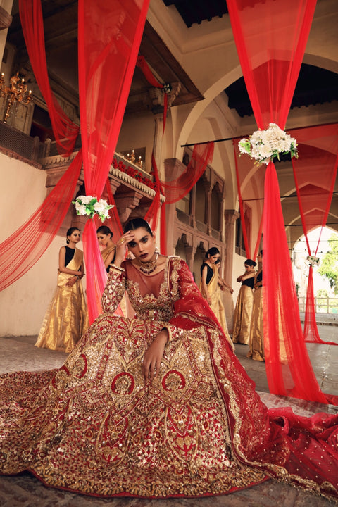 Bridal Tradition Red and Golden 