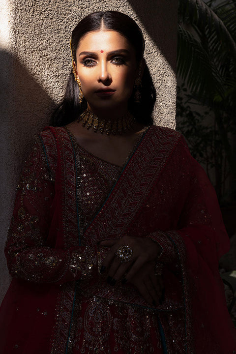 Pink Bridal Pishwas Style Lehnga Dress (Gulabo)