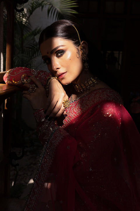 Pink Bridal Pishwas Style Lehnga Dress (Gulabo)