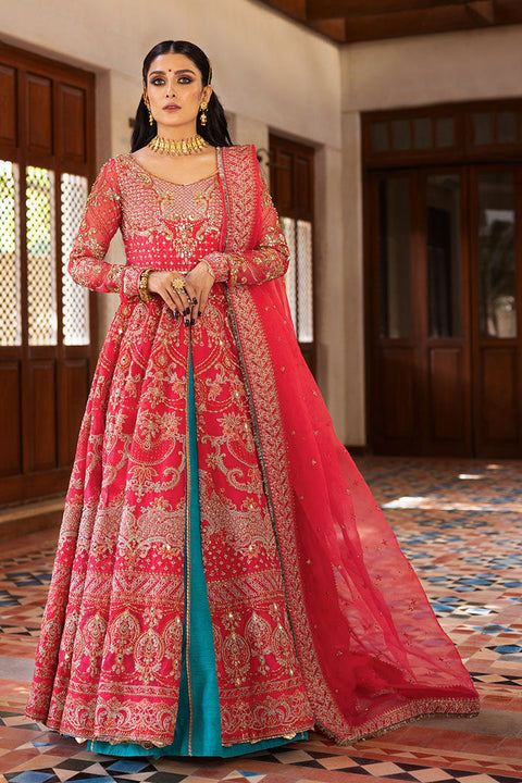 Pink Bridal Pishwas Style Lehnga Dress (Gulabo)